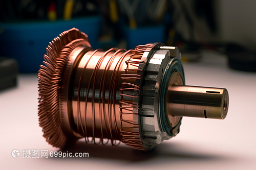 工業(yè)電機(jī)內(nèi)部的銅線圈與電動(dòng)機(jī)制造